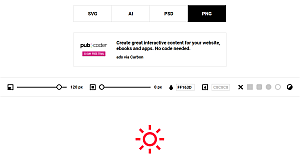アイコン編集画面